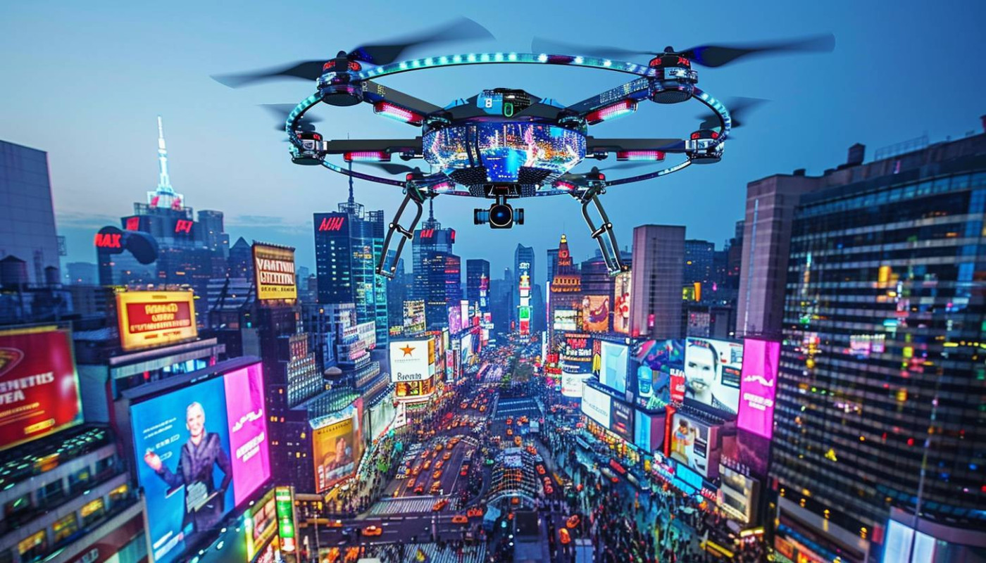 Comment les technologies aériennes révolutionnent la publicité moderne